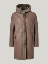 Image sur Manteau réversible en peau d'agneau