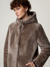 Image sur Manteau réversible en peau d'agneau