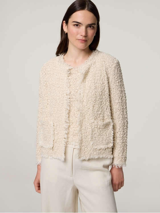 Bild von Cardigan aus Bouclé