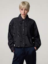 Bild von Jeansjacke mit Pailletten