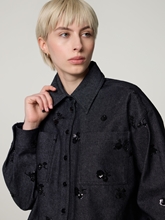 Bild von Jeansjacke mit Pailletten