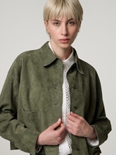 Bild von Jacke aus Veloursleder