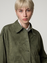 Bild von Jacke aus Veloursleder