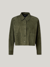 Bild von Jacke aus Veloursleder