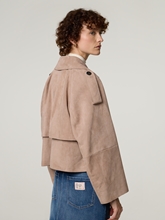 Bild von Lederjacke aus Veloursleder MAGA