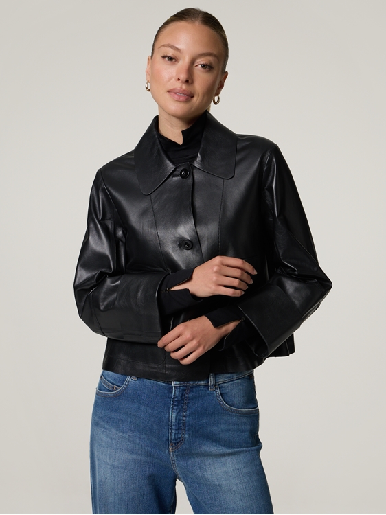 Bild von Kurze Lederjacke