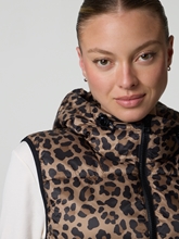 Image sur Gilet avec imprimé léopard