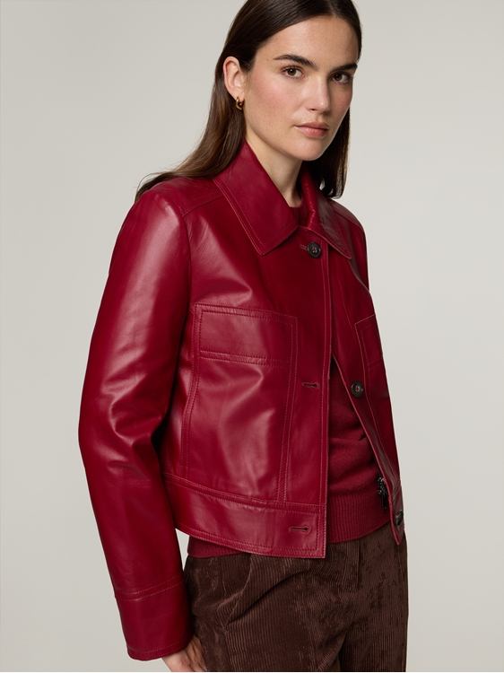 Bild von Lederjacke aus Lammnappa