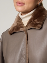 Image sur Veste réversible en cuir