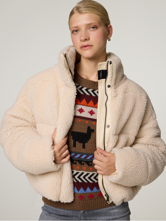 Bild von Jacke im Teddy-Look ALFREDO