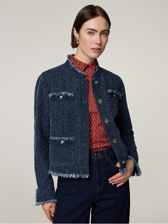 Bild von Jacke in Tweed-Optik