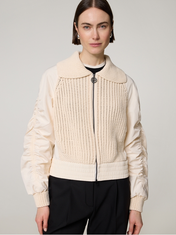 Bild von Blouson mit Strick