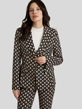 Bild von Blazer mit Hahnentritt