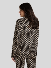 Bild von Blazer mit Hahnentritt