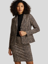 Image sur Blazer imprimé léopard