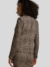 Image sur Blazer imprimé léopard