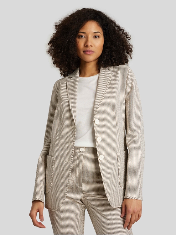 Image sur Blazer à fines rayures