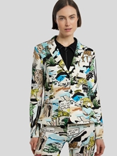Bild von Blazer mit Comic Print