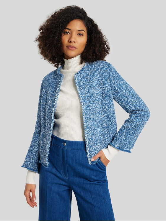 Bild von Tweed Blazer aus Denim