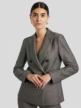 Bild von Blazer mit Glanzeffekt