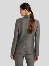 Bild von Blazer mit Glanzeffekt