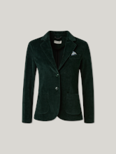 Bild von Samt Blazer mit Baumwolle