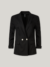 Image sur Blazer avec du lin