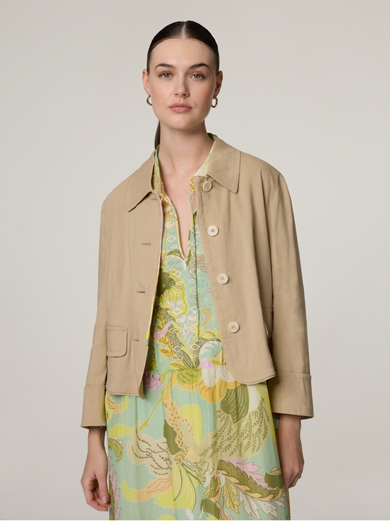 Bild von Hemdjacke mit Leinen