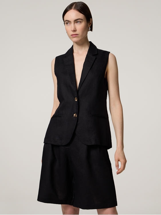 Bild von Leinen Gilet
