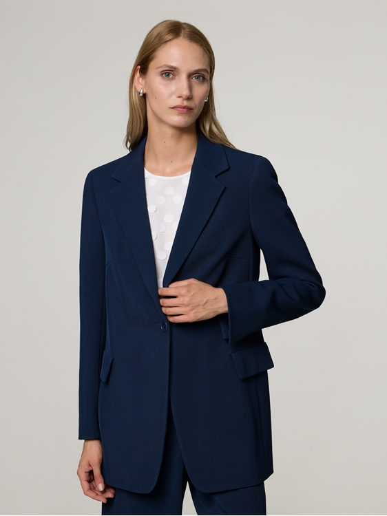 Bild von Long-Blazer aus Schurwolle