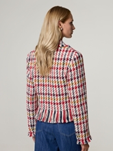 Bild von Blazer aus Tweed mit Fransen