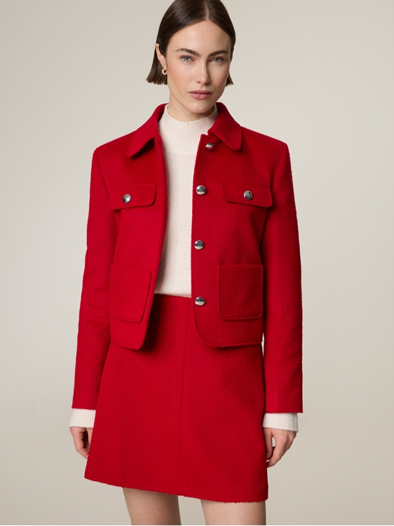 Bild von Kurze Jacke mit  Wolle