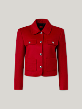 Bild von Kurze Jacke mit  Wolle