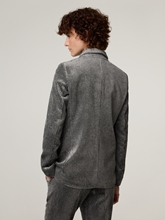 Image sur Blazer en velours côtelé avec paillettes