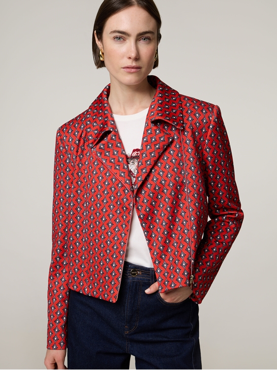 Bild von Blouson mit Muster