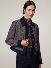 Bild von  Tweed-Jacke mit Denim-Details