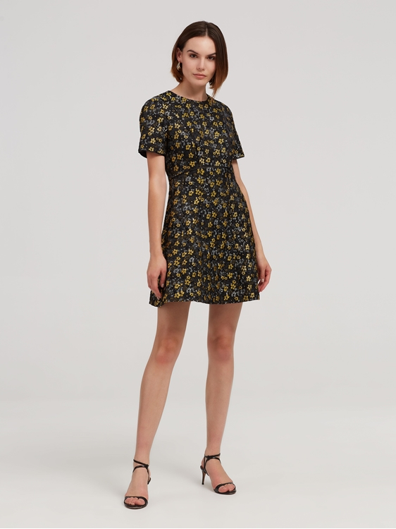 robe motif fleuri
