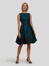 Image sur Robe de soirée motif chenille CORALY