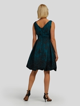 Image sur Robe de soirée motif chenille CORALY