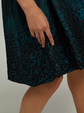 Image sur Robe de soirée motif chenille CORALY