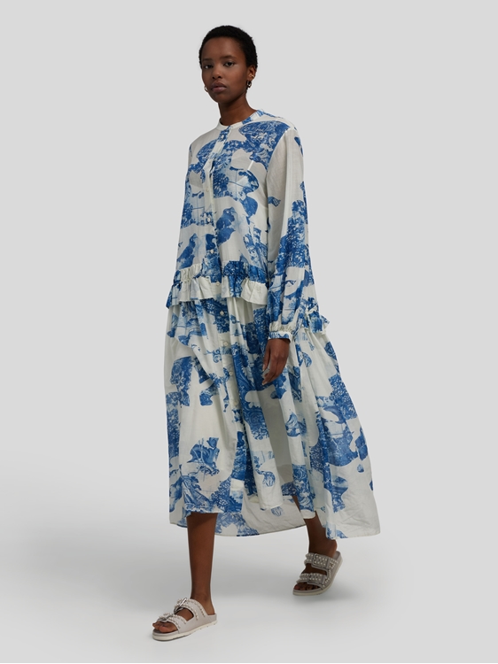 Top-Marken. Blusenkleid im Boho-Look