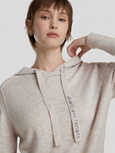 Bild von Strickkleid mit Kapuze