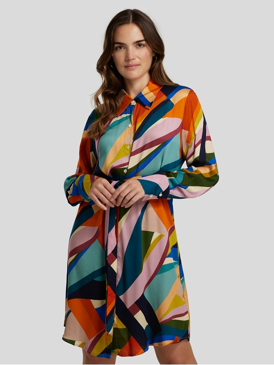 Bild von Hemdblusenkleid mit Print