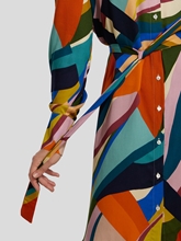 Bild von Hemdblusenkleid mit Print