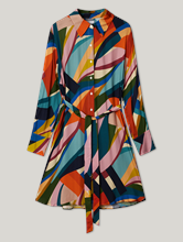 Bild von Hemdblusenkleid mit Print
