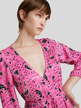 Image sur Robe imprimée effet portefeuille