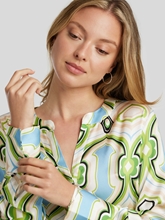 Bild von Seidenkleid mit Print