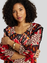 Bild von Kleid mit Ethno-Print