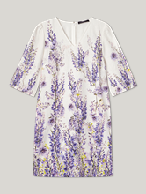 Bild von Leinenkleid mit Floral Print