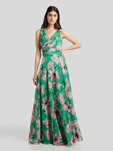 Image sur Robe de cocktail imprimé fleuri